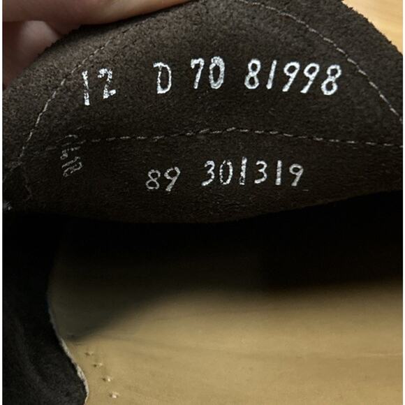 G.H. Bass Weejun Mens 12 D Larson Lug Loafers Suede Leather Brown Slip On Casual - Picture 8 of 8